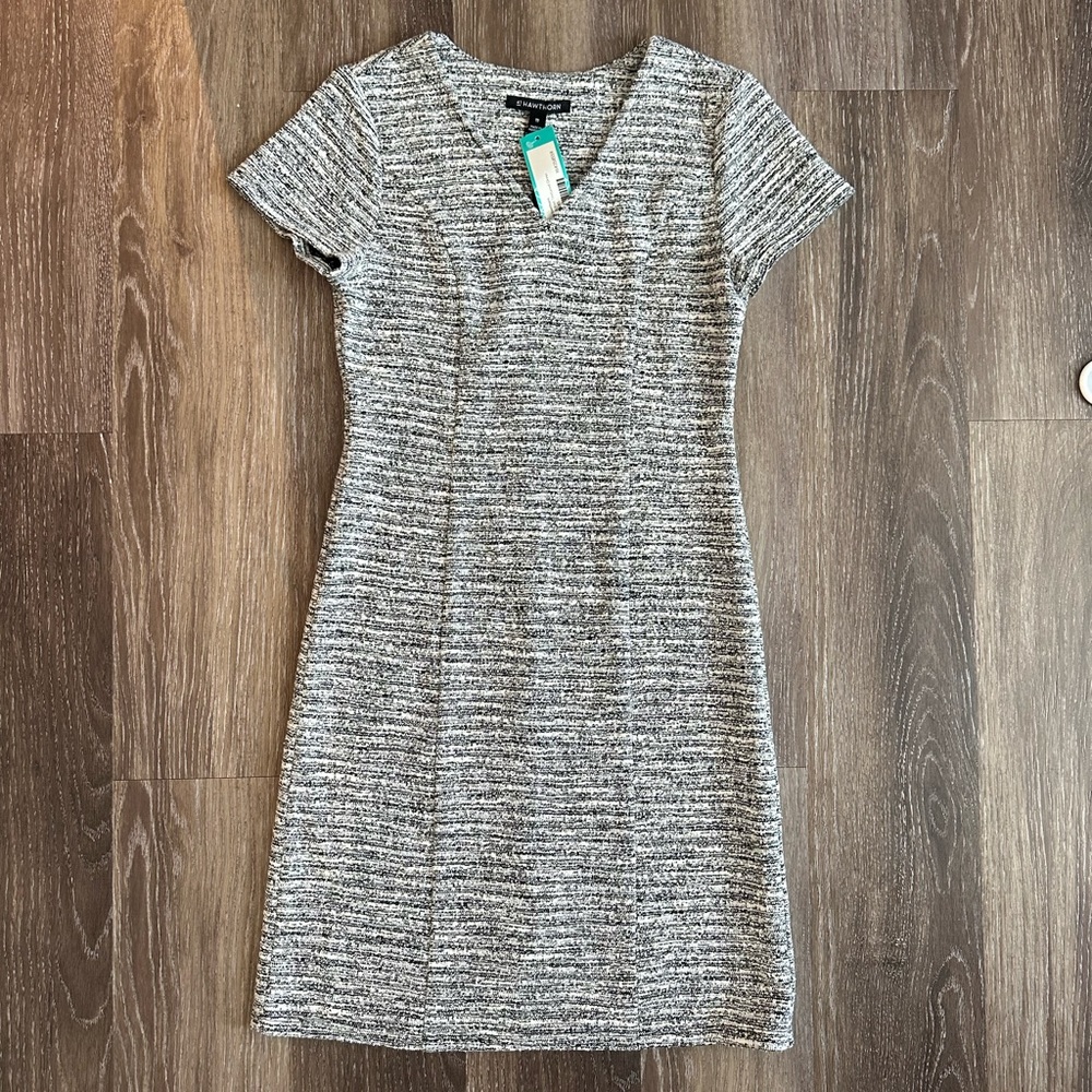 Brand New 41 Hawthorn Edith Knit Textured Dress